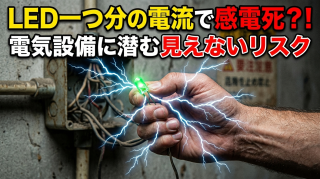 LEDランプ一つを灯す程度の電流で感電死？！電気設備に潜む見えないリスクとは