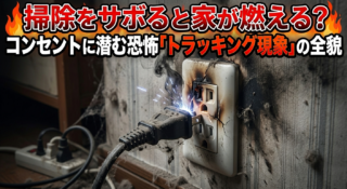 掃除をサボると家が燃える？コンセントに潜む恐怖「トラッキング現象」の全貌